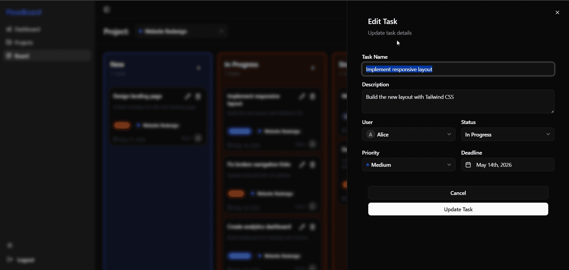 Flowboard screenshot