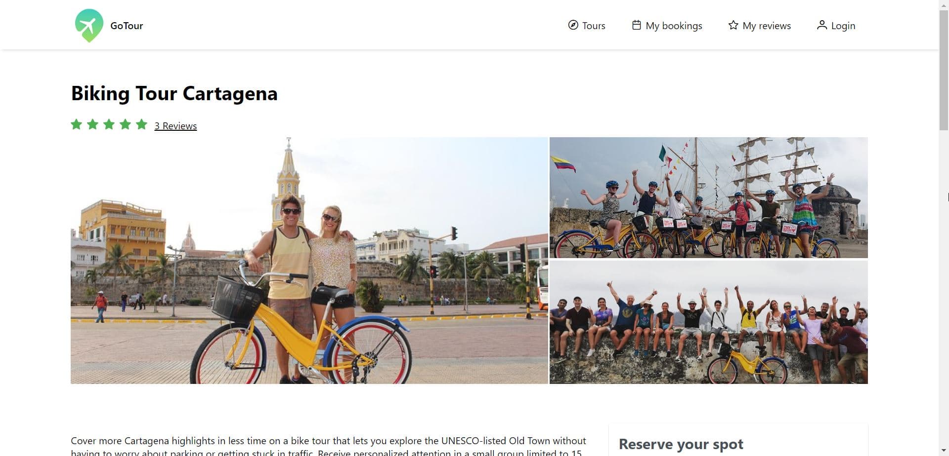 GoTour screenshot